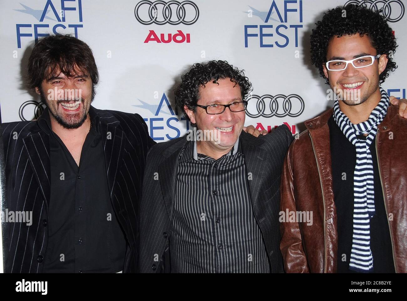 Actor Ximo Solano, Director Alberto Arvelo, and actor Pastor Oviedo at the  AFI FEST 2007 Presents a Screening of 