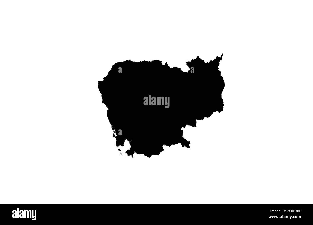 Outline simple map malaysia Black and White Stock Photos & Images - Alamy