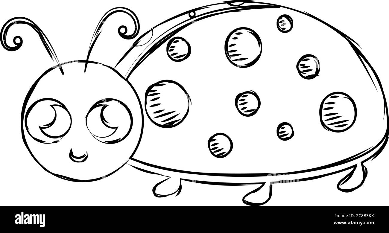 Isolated cute ladybug cartoon Stock Vector Image & Art - Alamy