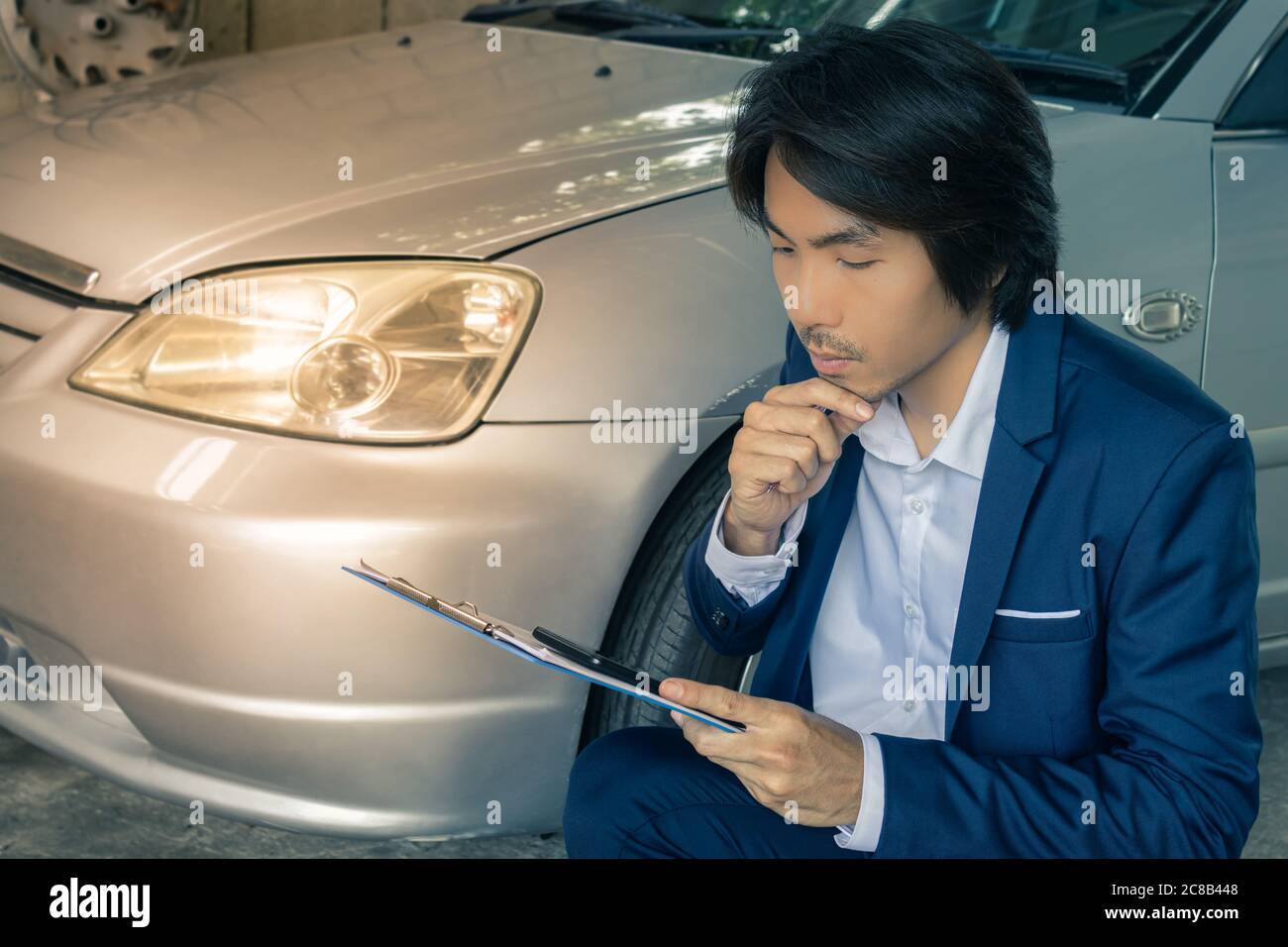 Asian Insurance Agent or Insurance Agency in Suit Reading Data Report ...