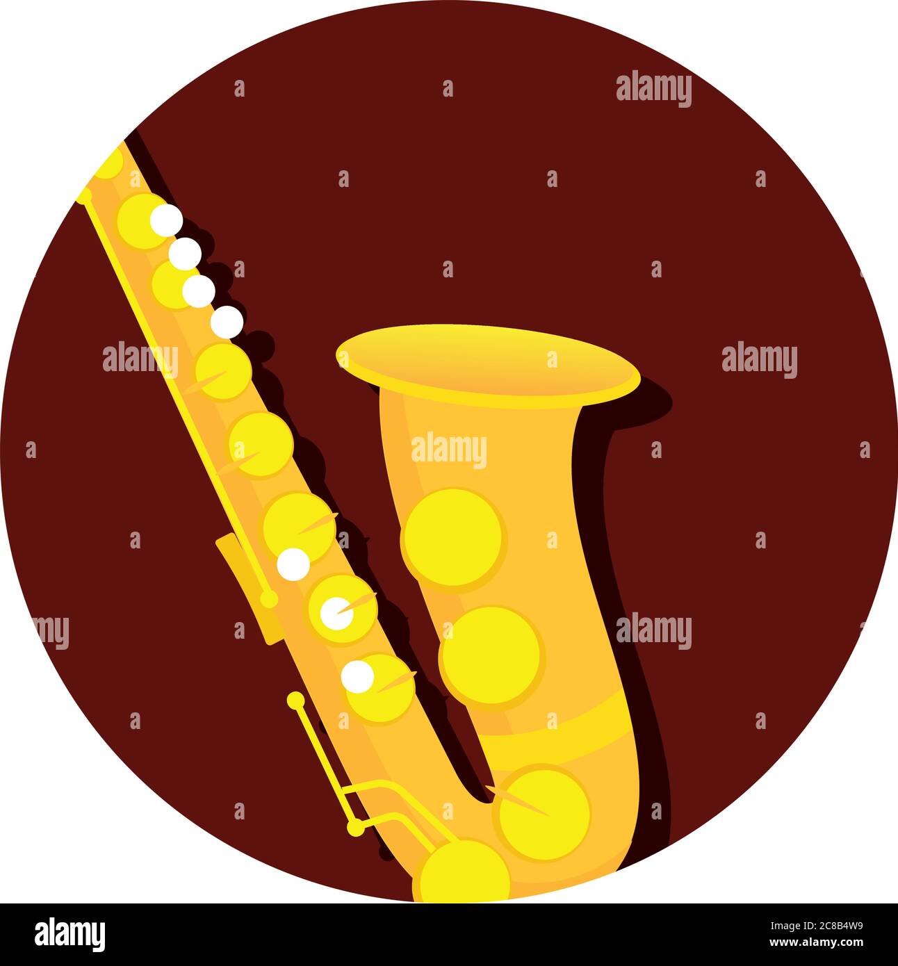 Classical saxophone image Stock Vector Image & Art Alamy