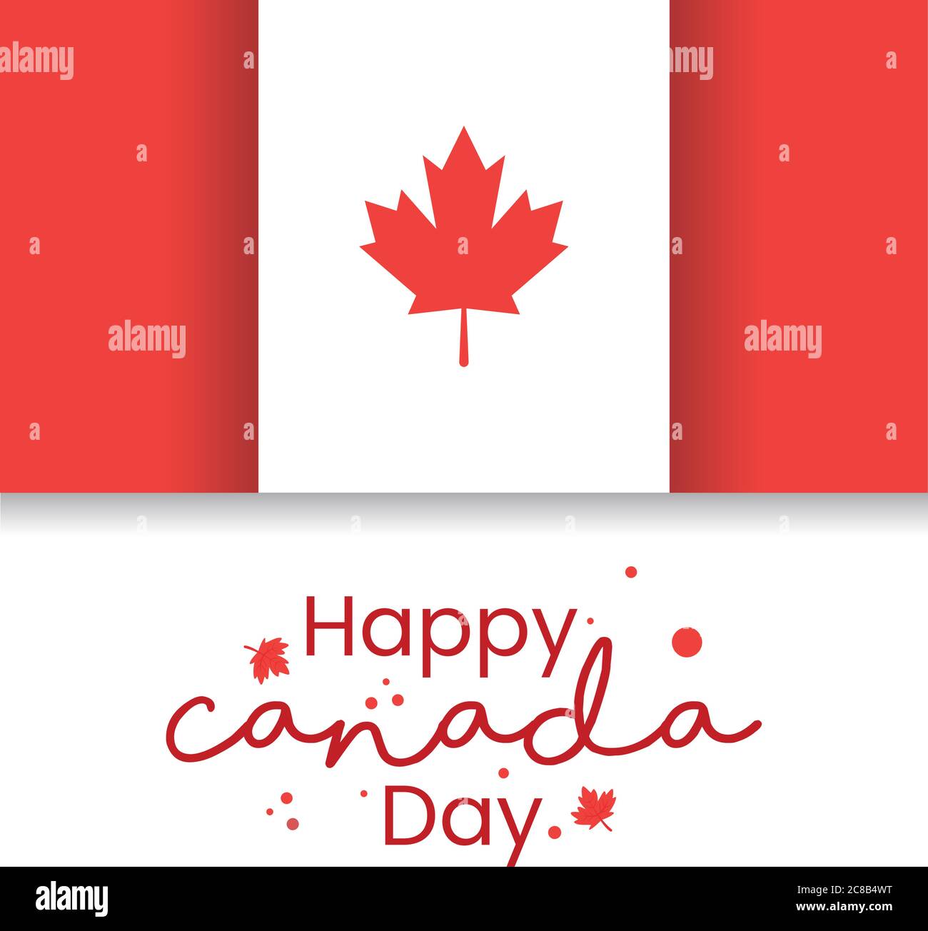 Canada day card Stock Vector Image &amp; Art - Alamy