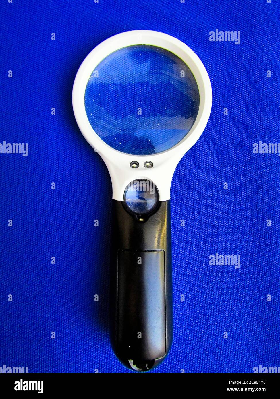 Modern Magnifying Glass Stock Photo Alamy