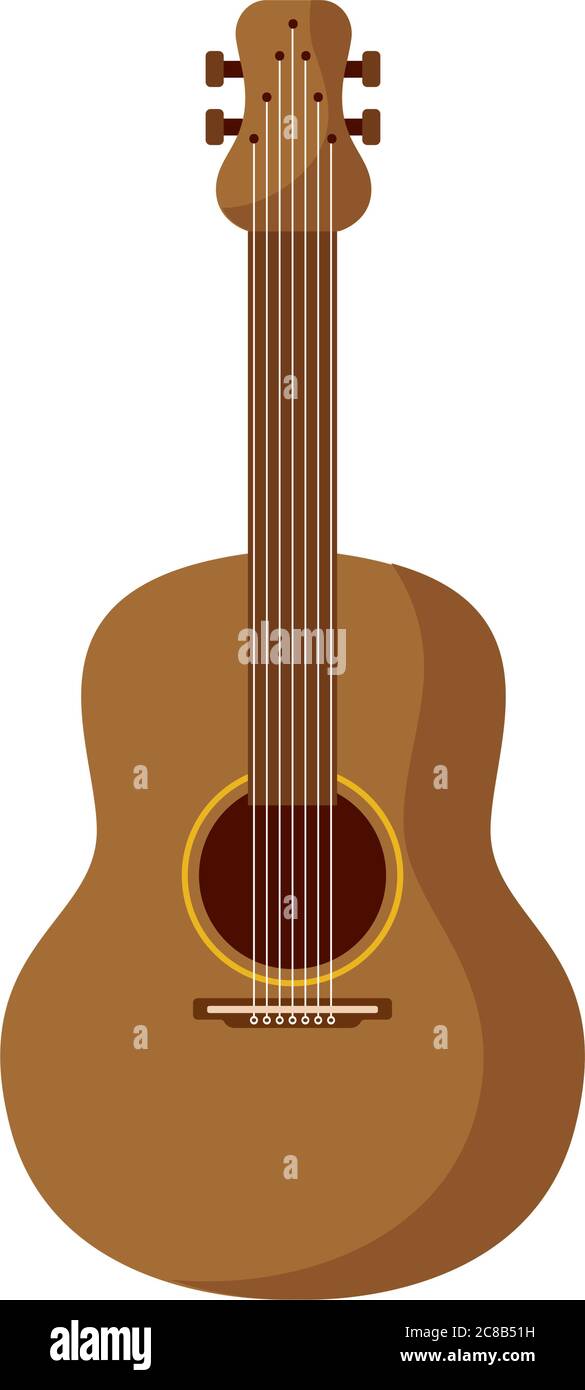 Classic acoustic guitar Stock Vector Image & Art - Alamy