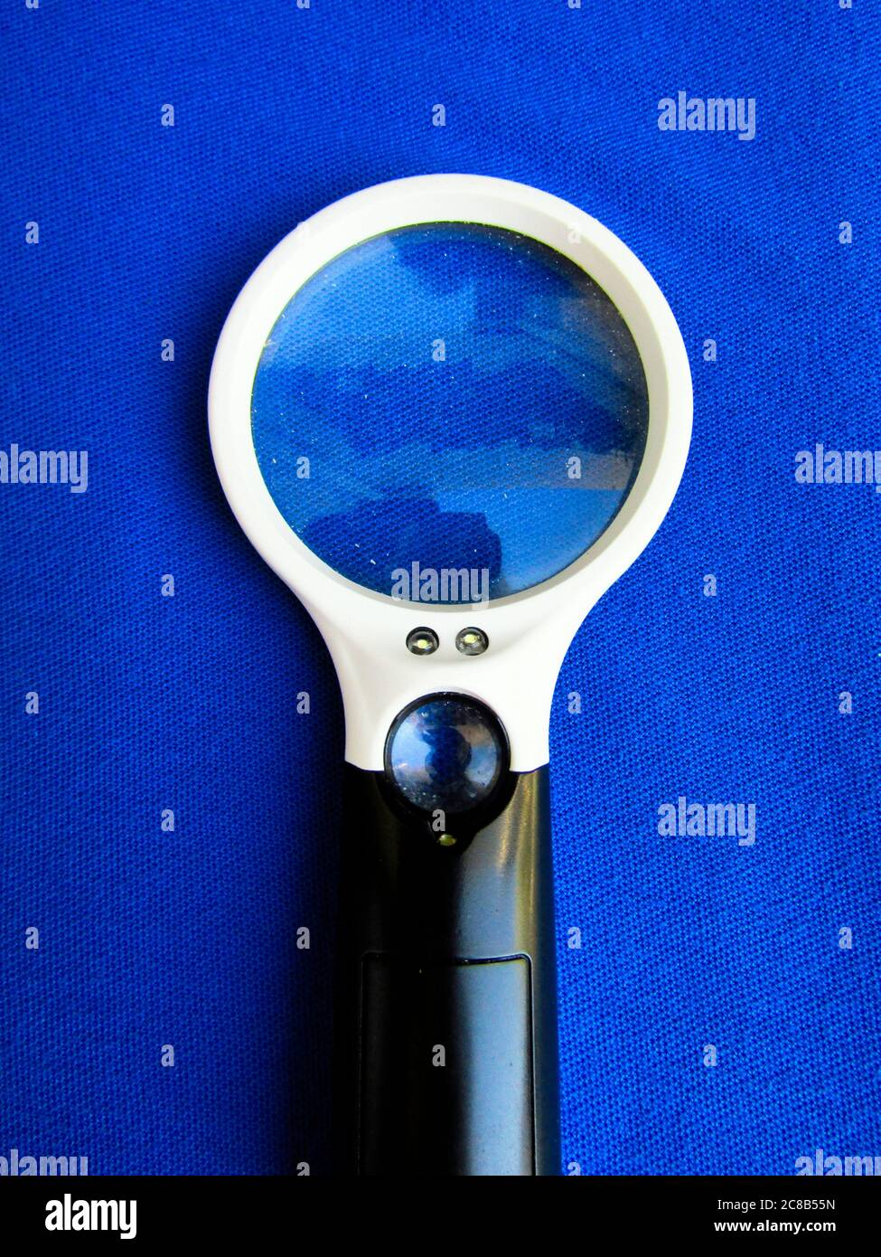 Modern Magnifying Glass Stock Photo Alamy