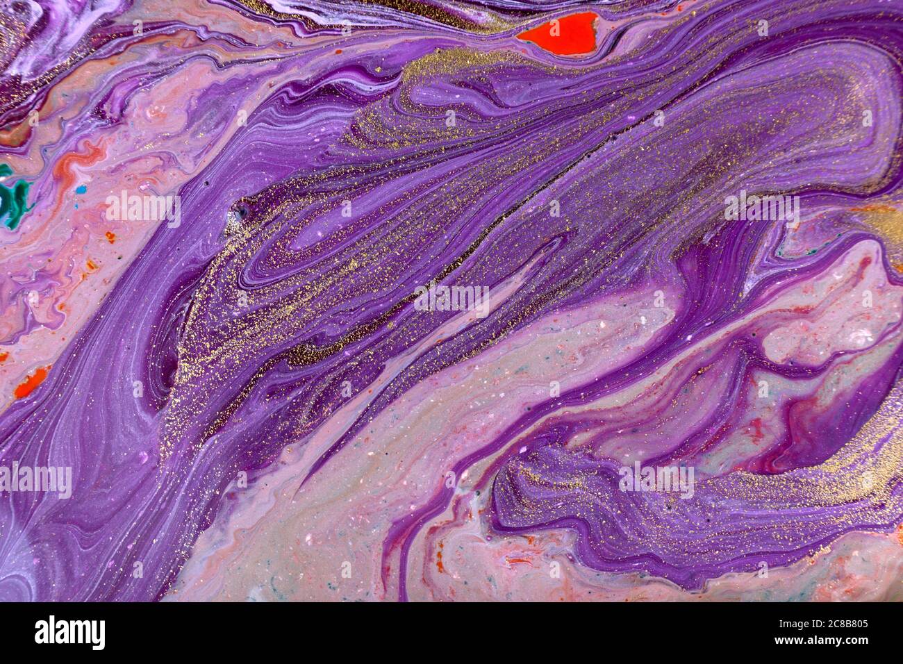 Purple marble abstract fluid art pattern Stock Photo - Alamy
