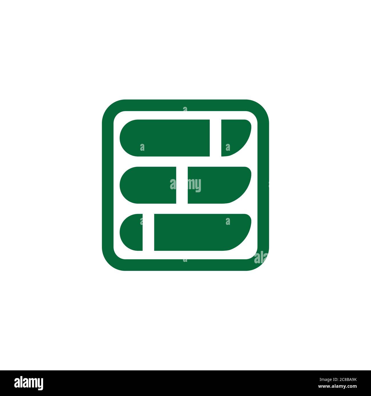 simple abstract square geometric logo vector Stock Vector Image & Art ...