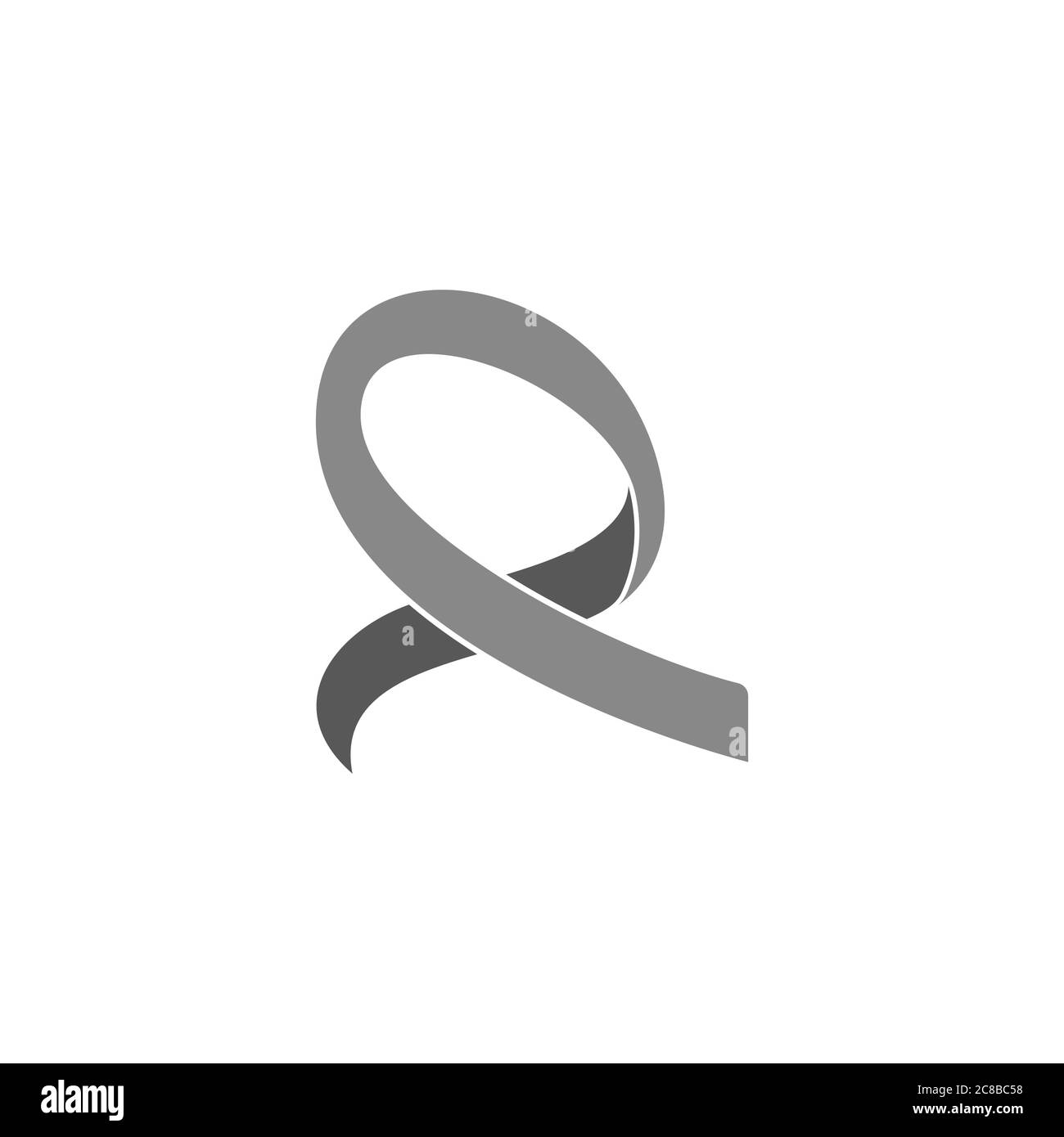 ribbon motion 3d design vector fit for logo decoration Stock Vector