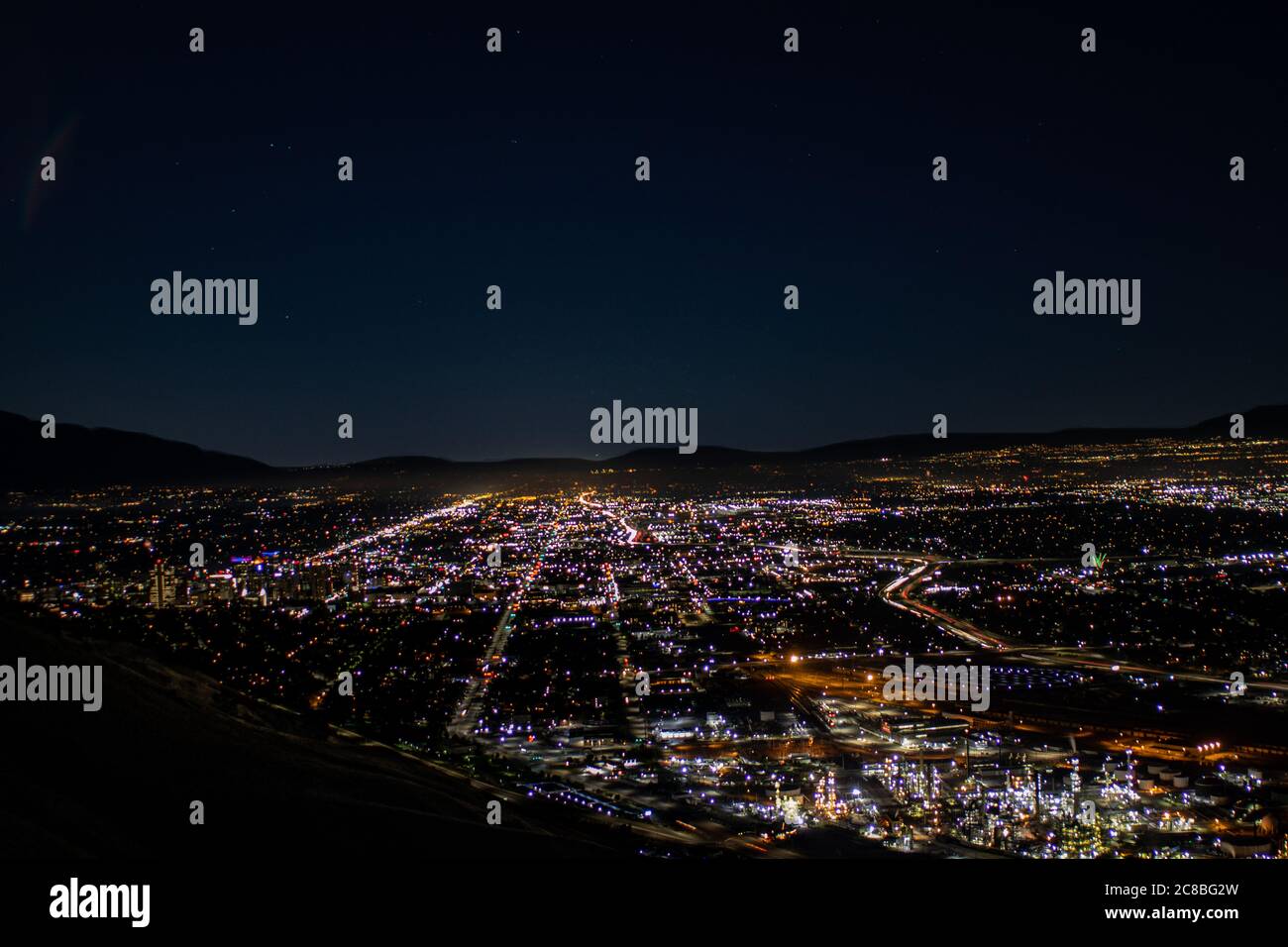 Salt Lake City Night, on the 4th of July Stock Photo Alamy
