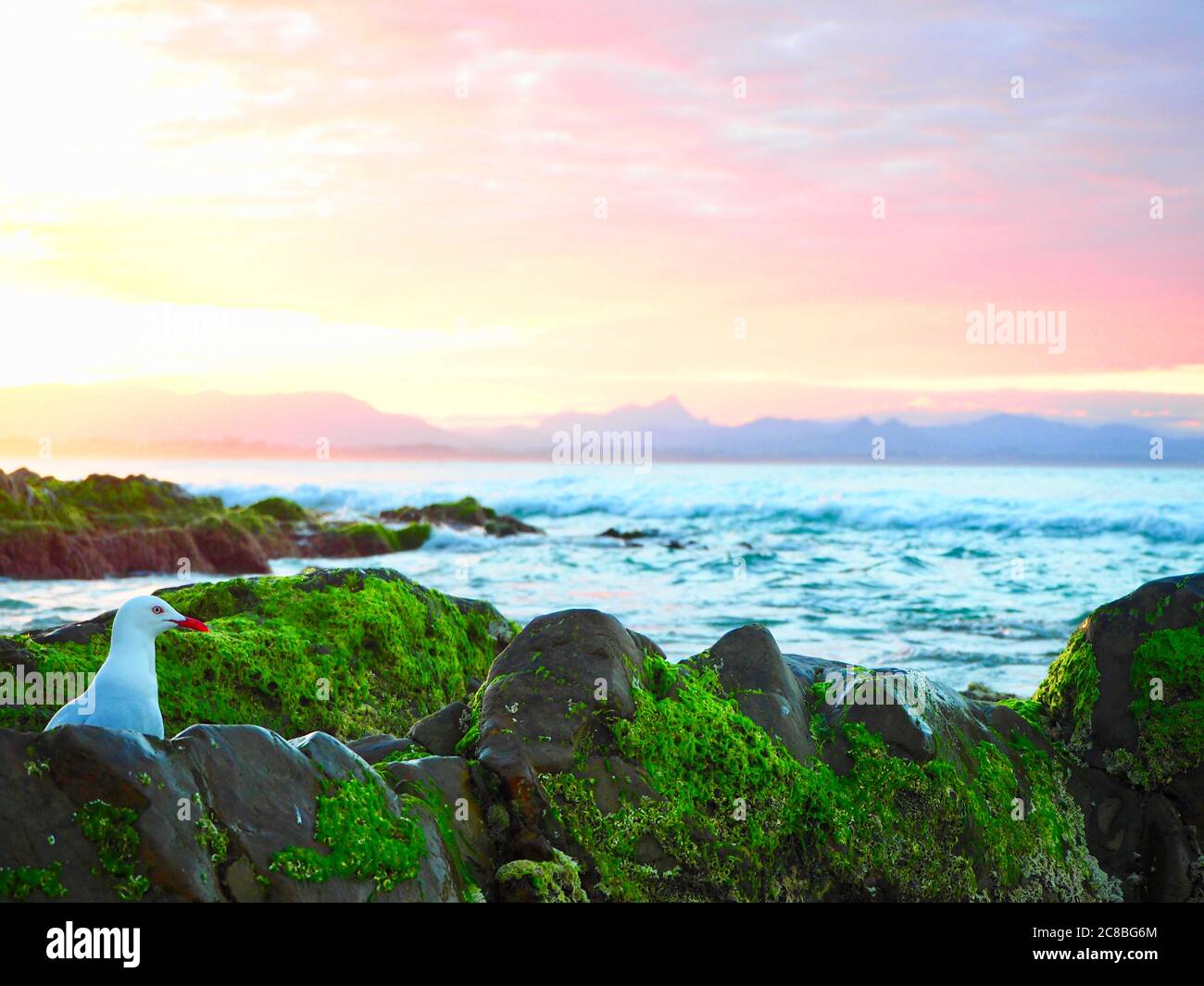 Ocean Sunset Daydream Stock Photo Alamy