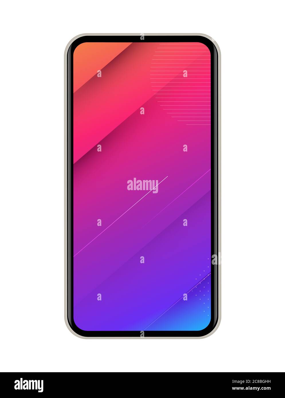 Abstract Mobile Phone Icon. Vector illustration Stock Vector Image