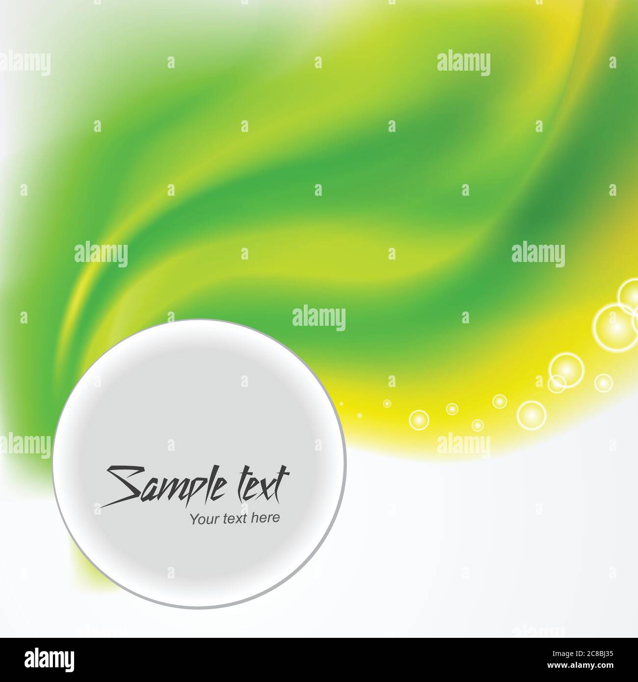 Green abstract watercolor vector background Stock Vector Image & Art ...