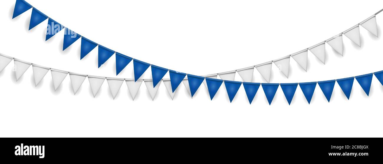 Party Background with Flags Vector Illustration Stock Vector