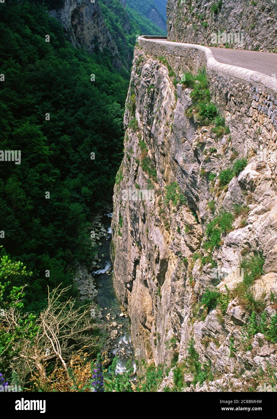 Route des Grands Goulets Vercors Stock Photo Alamy