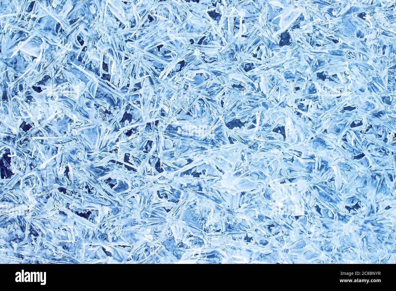 Texture of ice in the winter. Abstract background of frost for design ...