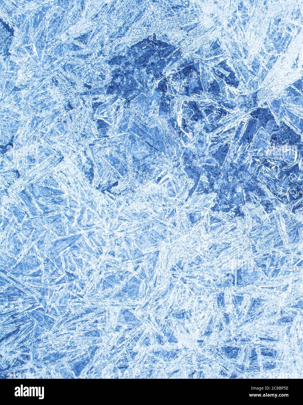 Texture of ice in the winter. Abstract background of frost for design ...