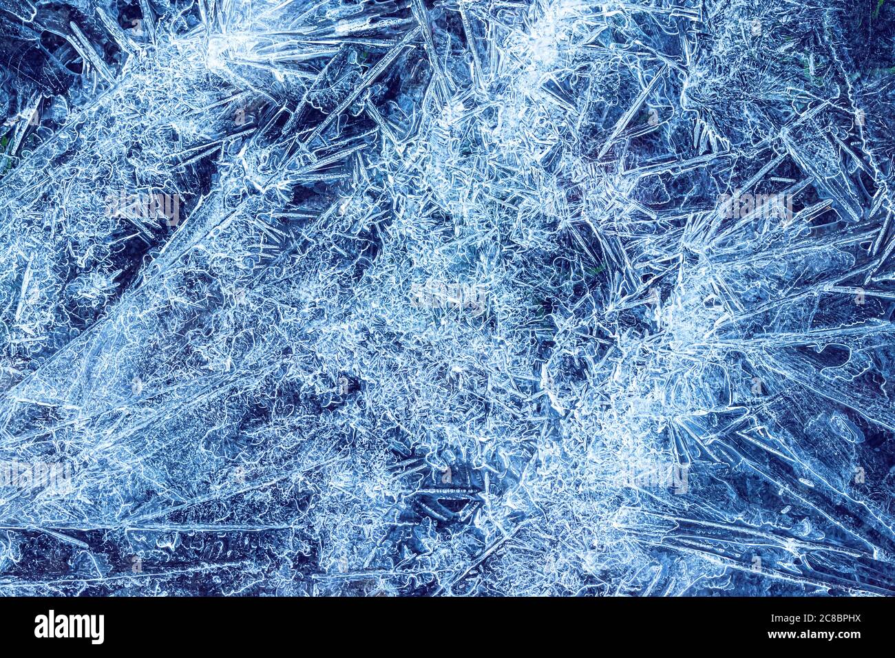 Texture of ice in the winter. Abstract background of frost for design ...