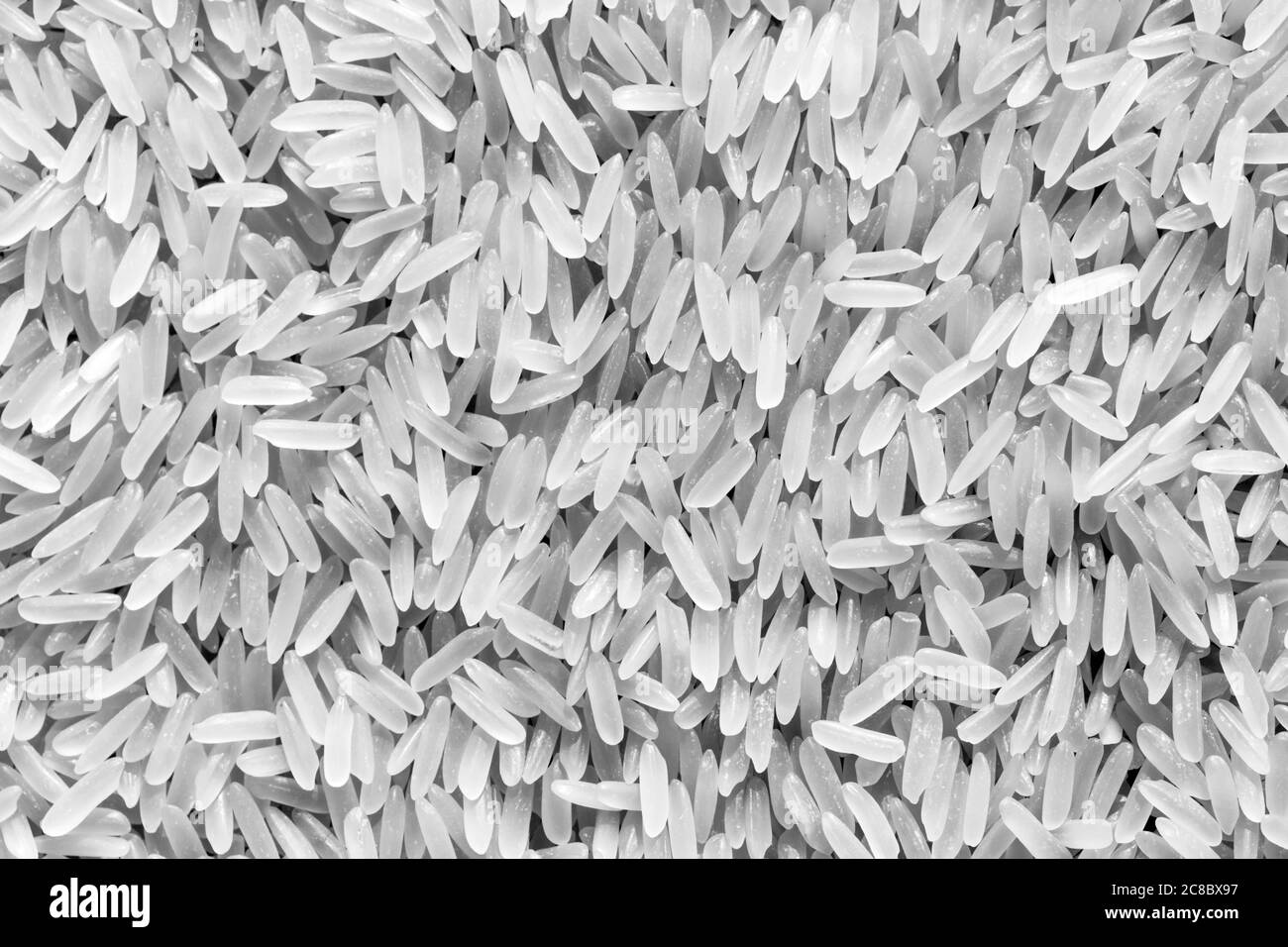Rice grains background or texture. Healthy vegeterian food Stock Photo