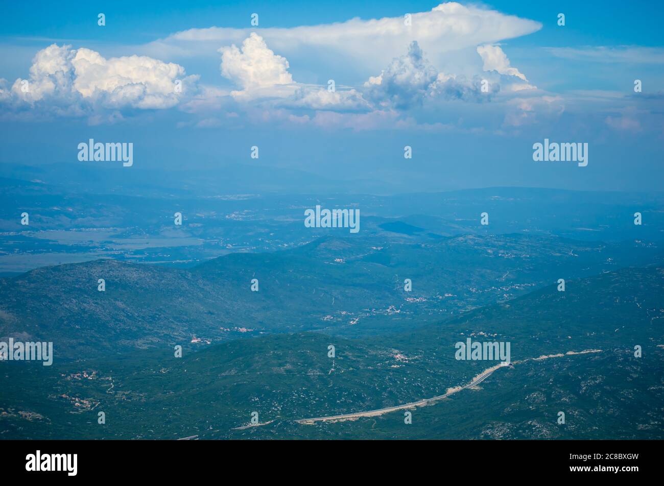 Croatia, Biokovo national park landscape panorama view Stock Photo - Alamy