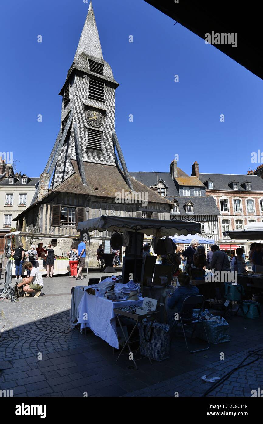 Sainte Catherine church Honfleur Normandy France Stock Photo Alamy