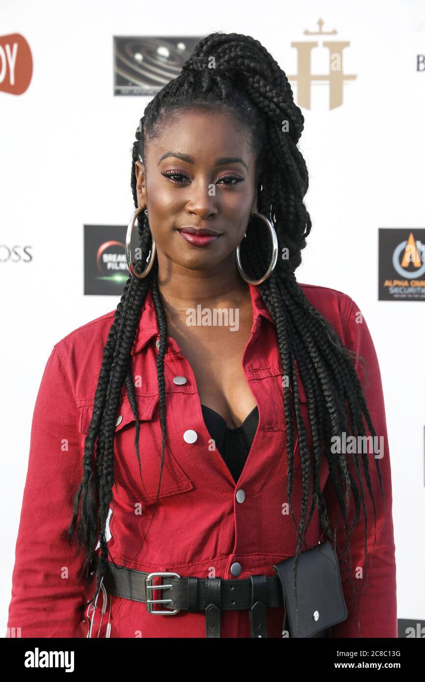 Scarlette Douglas, World Premiere of Break, Brent Cross Drive In Cinema