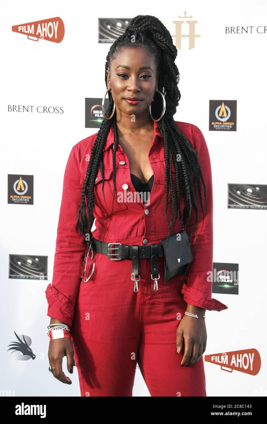 Scarlette Douglas, World Premiere of Break, Brent Cross Drive In Cinema