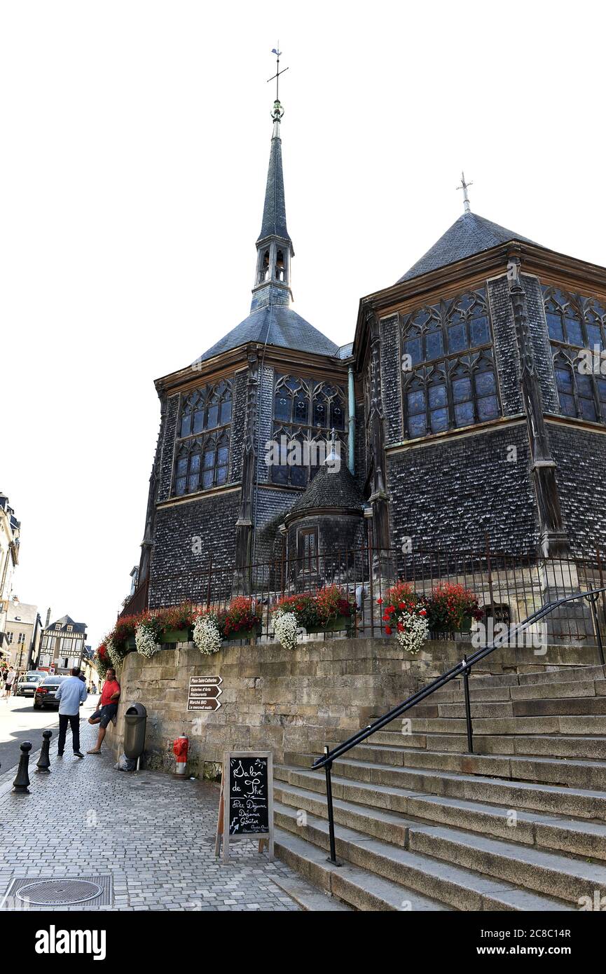 Sainte Catherine Church Honfleur Normandy France Stock Photo Alamy