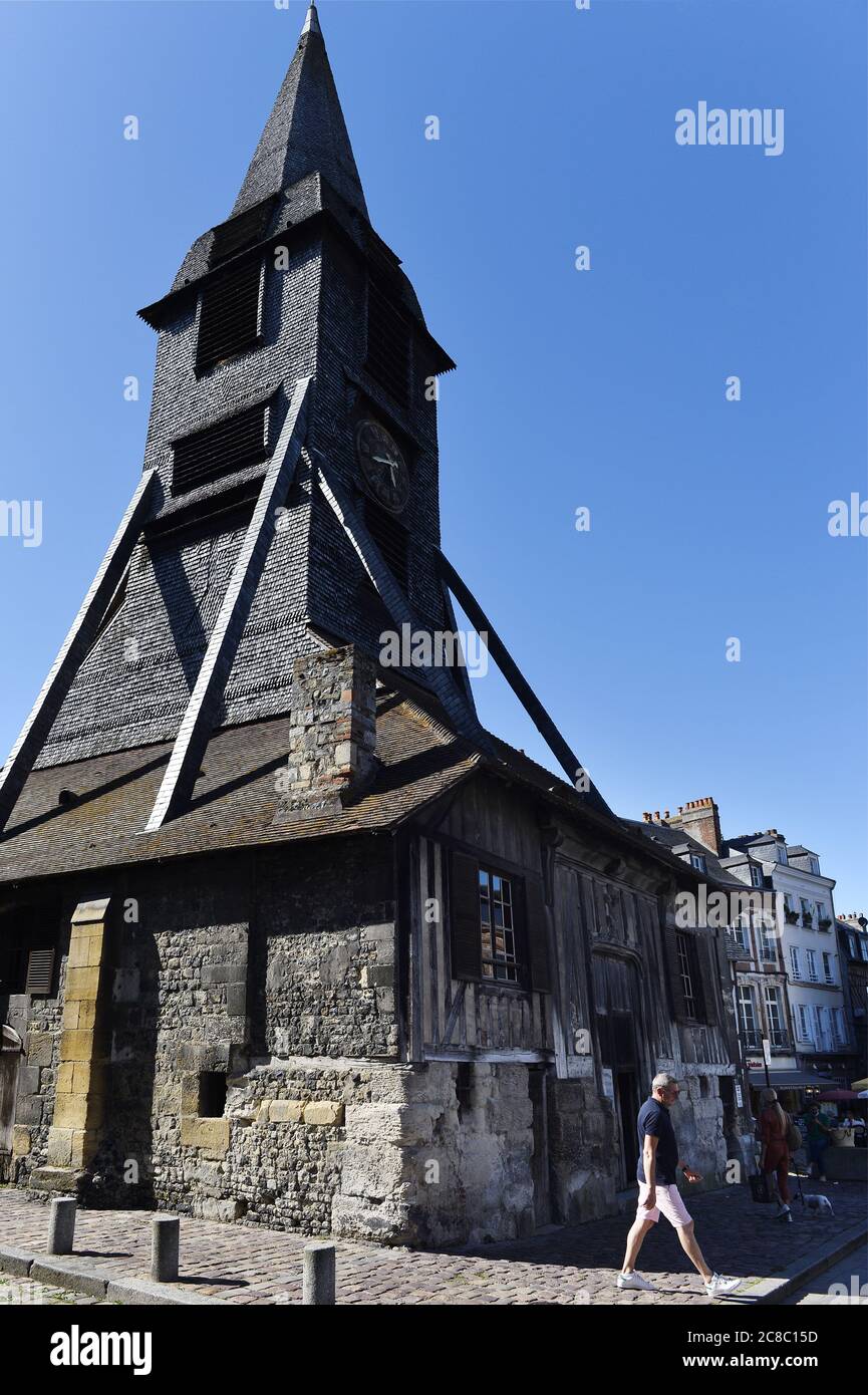 Sainte Catherine Church Honfleur Normandy France Stock Photo Alamy