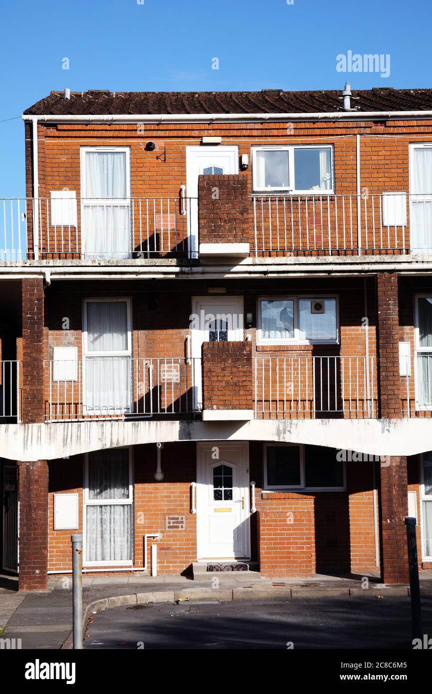 Council flats wales hires stock photography and images Alamy