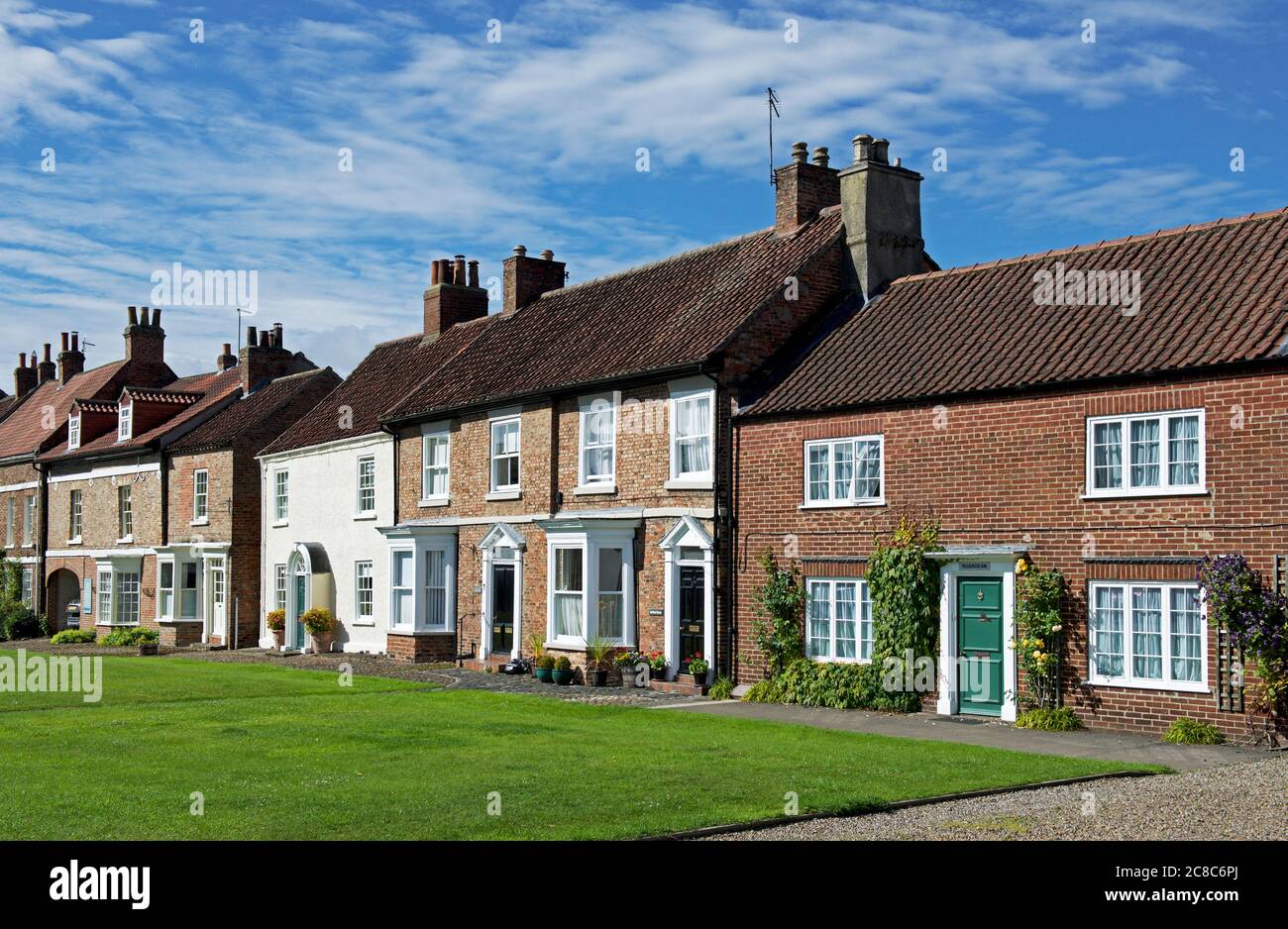 houses in Easingwold, Hambleton, North Yorkshire, England UK