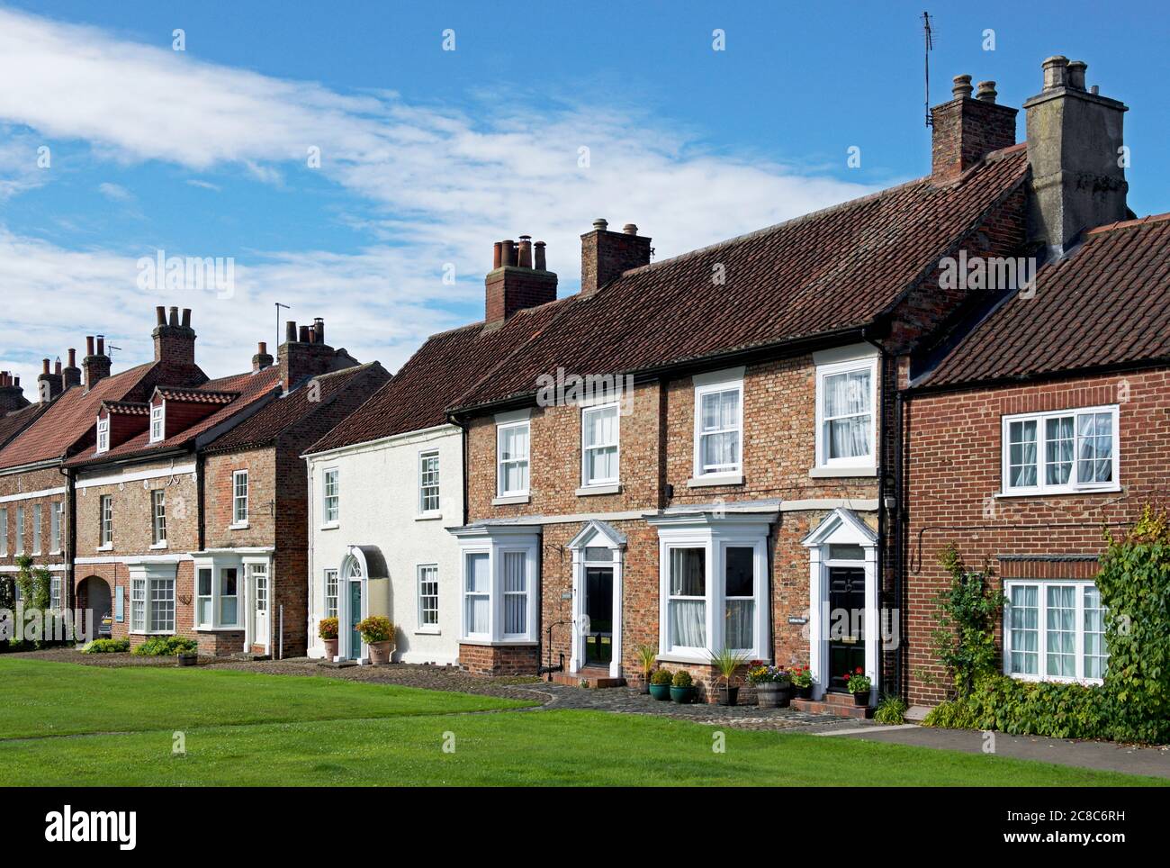 houses in Easingwold, Hambleton, North Yorkshire, England UK
