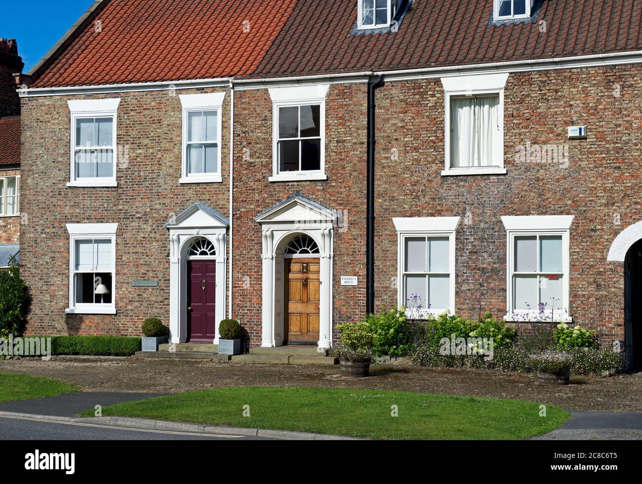 houses in Easingwold, Hambleton, North Yorkshire, England UK