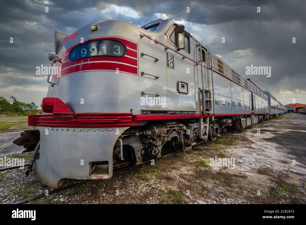 Old Train. Florida. USA Stock Photo