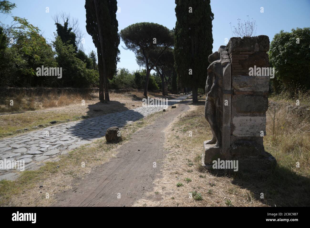 Appian Way, Rome, Italy Stock Photo