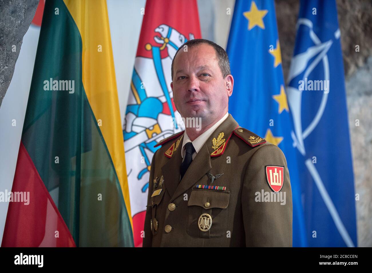 2020 07 23. General of the Lithuanian Armed Forces Vilmantas Tamosaitis Stock Photo