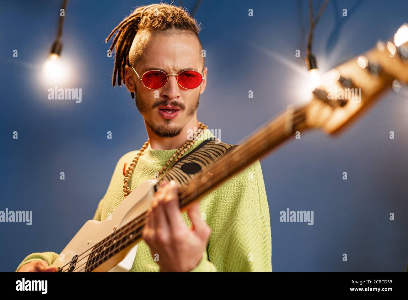 Rocker With A Bay Window Shows A Goat On A White Background Stock