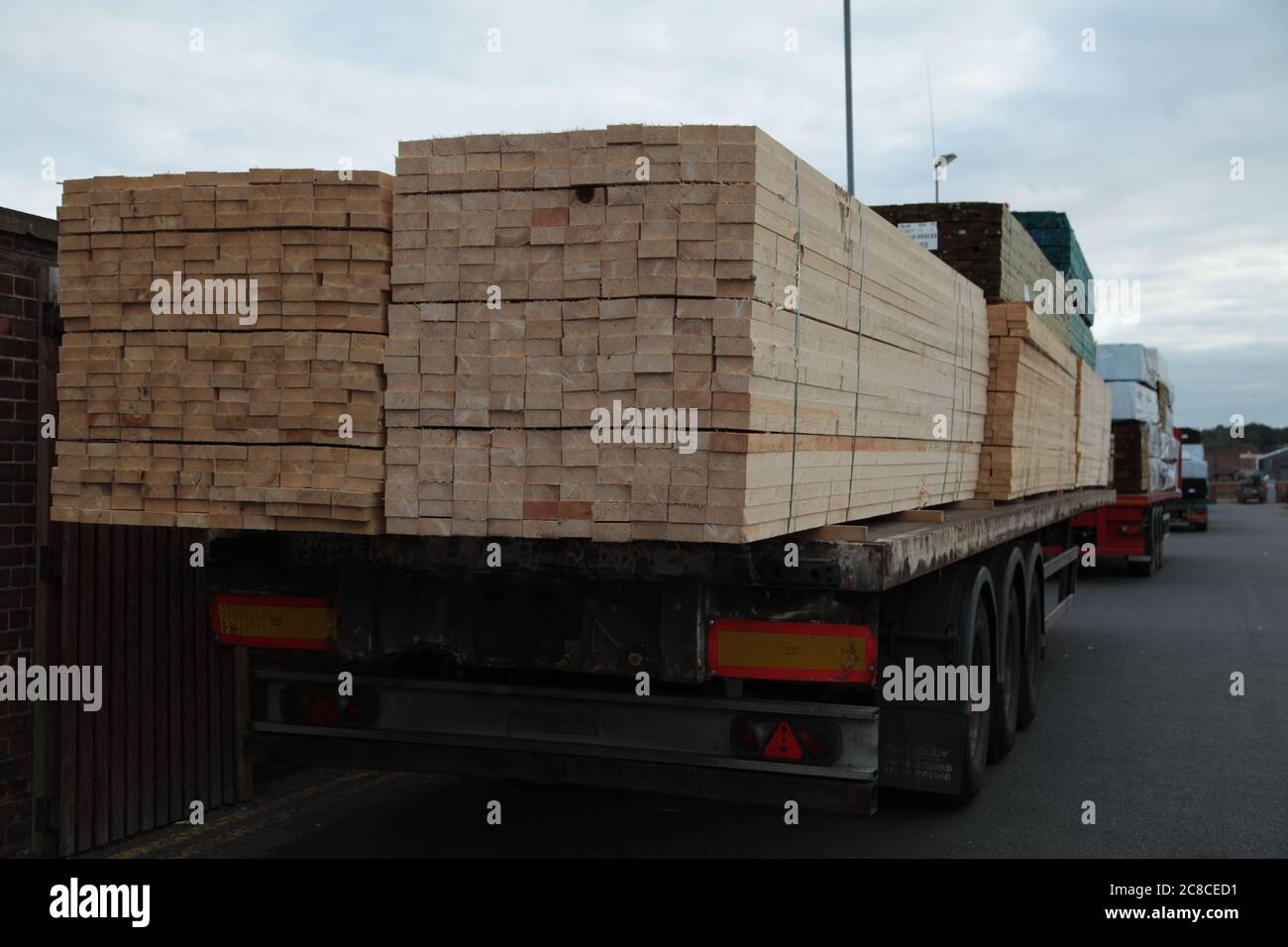 Timber importers. Stock Photo
