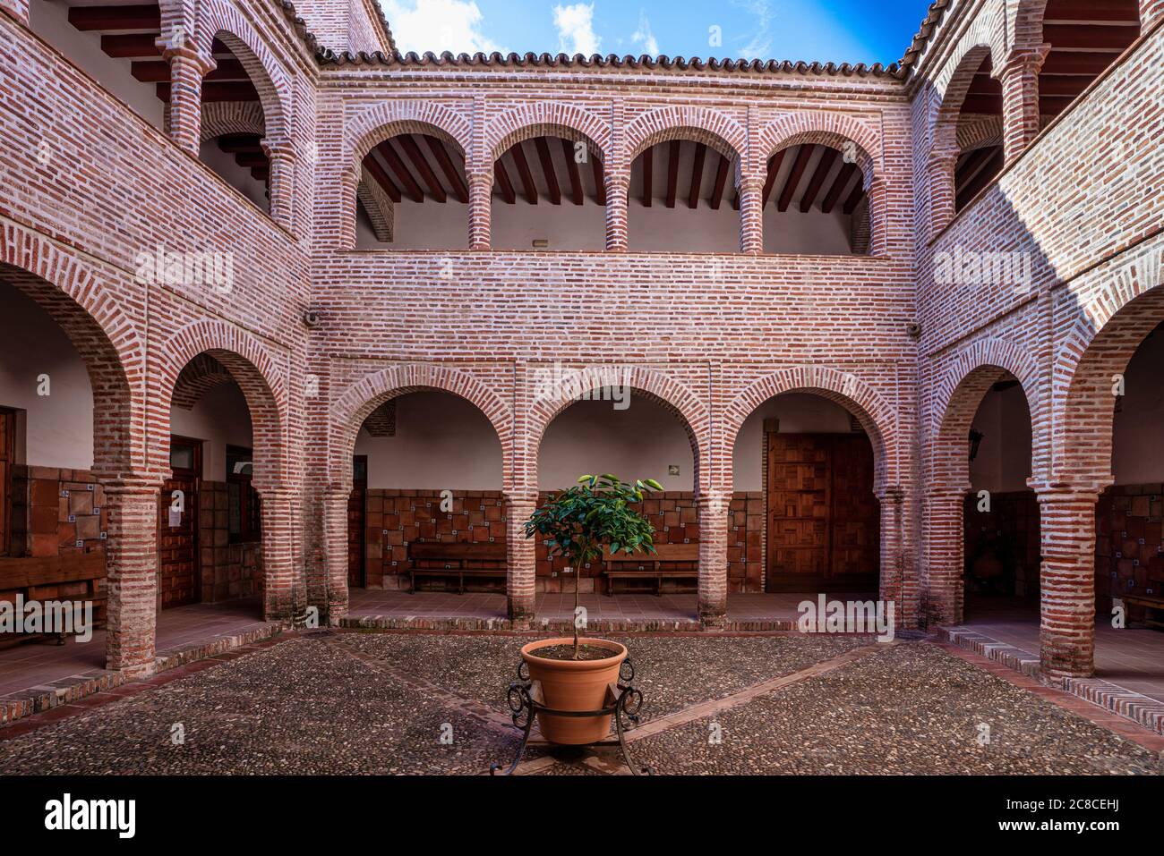 Palace of the Zapata in Llerena, Extremadura in Spain Stock Photo