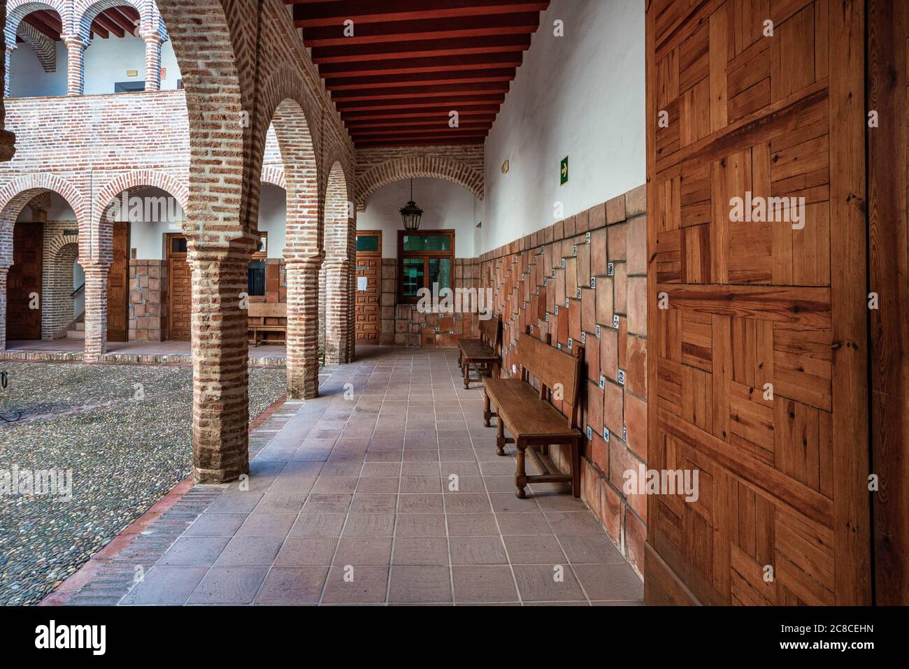Palace of the Zapata in Llerena, Extremadura in Spain Stock Photo