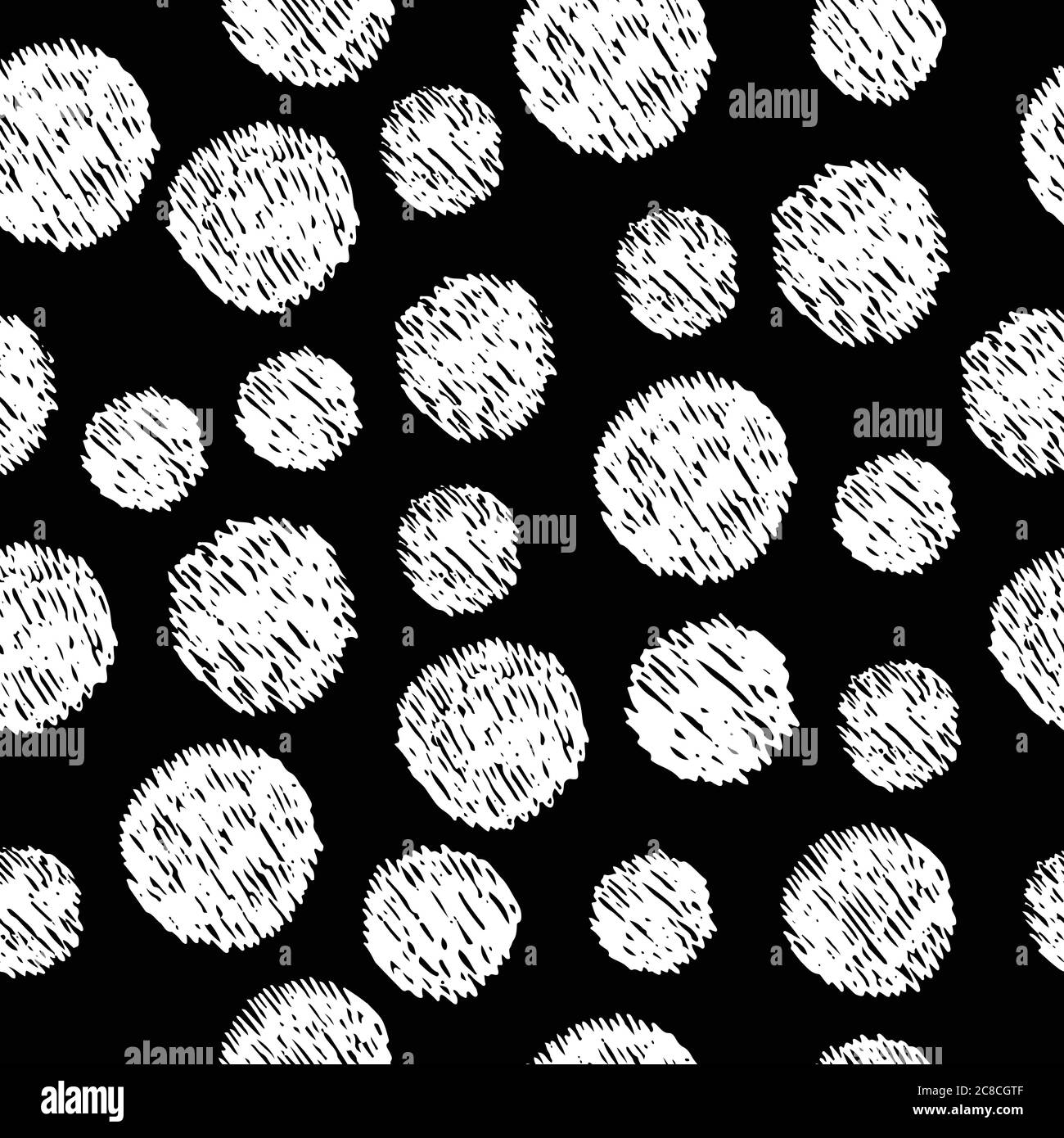 Seamless circles patterns Black and White Stock Photos & Images - Alamy