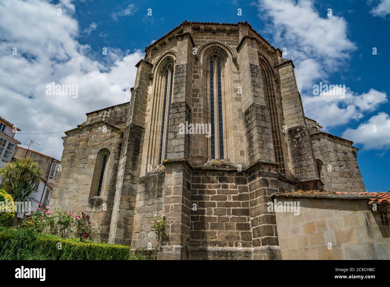 church Santa María del Azogue in Betanzos, Galicia, Spain Stock Photo