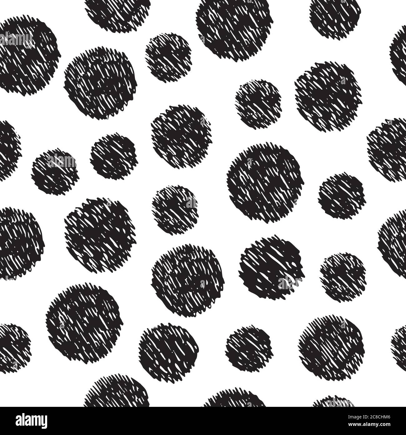 Seamless circles patterns Black and White Stock Photos & Images - Alamy