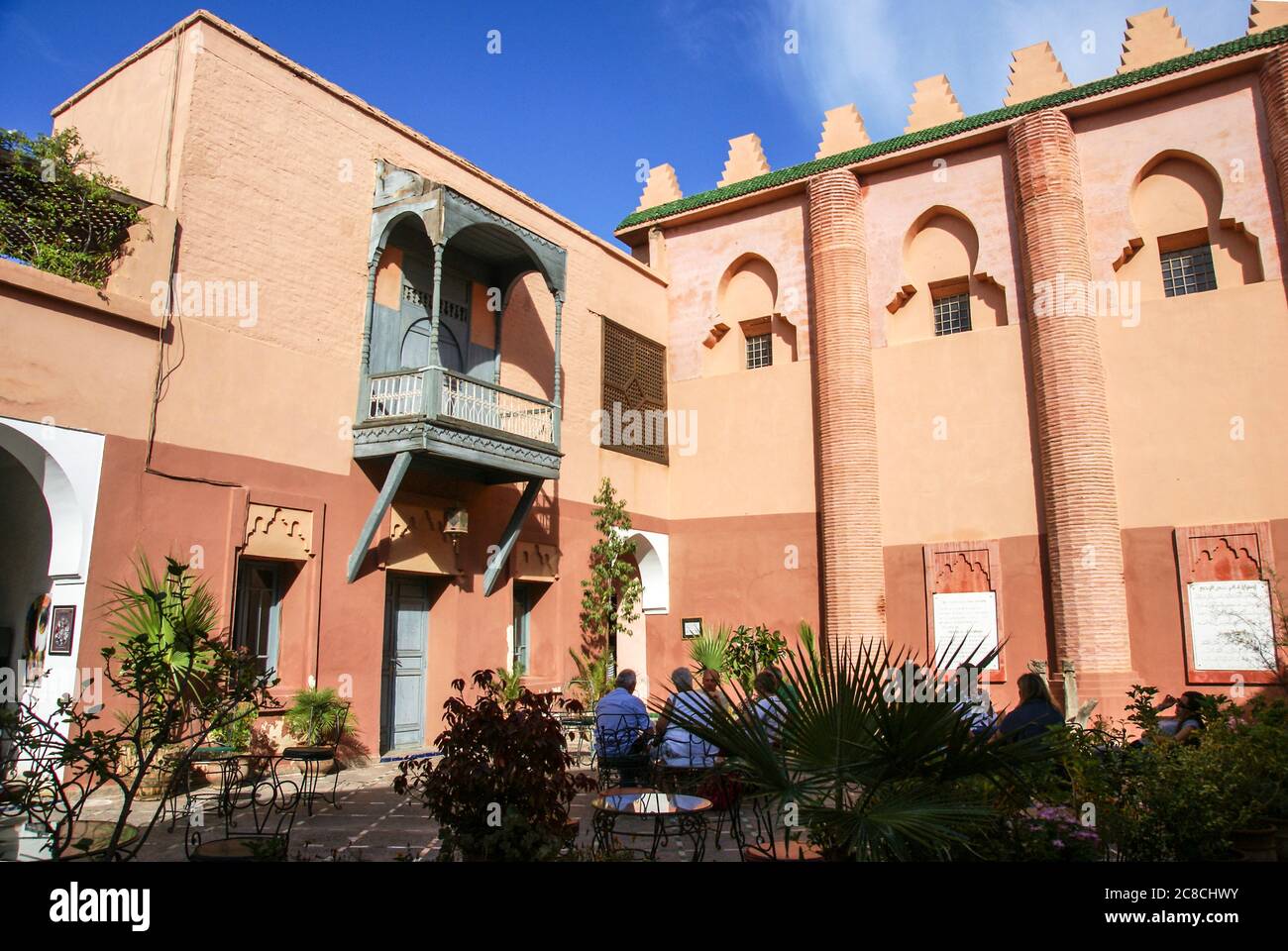 Exterior of the Marrakech Museum, Marrakesh, Morocco Stock Photo