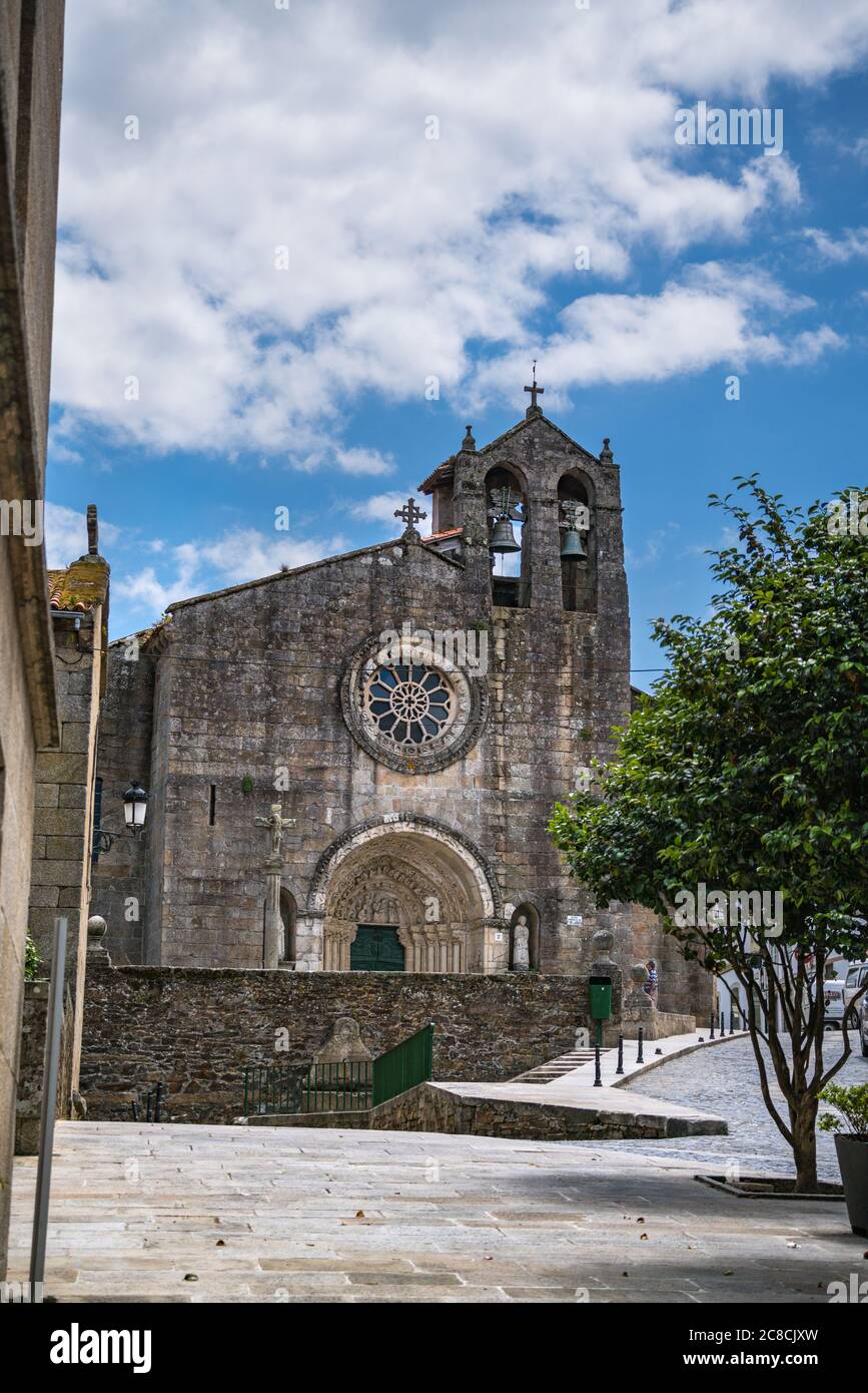 Church Santa María del Azogue in Betanzos, Galicia, Spain Stock Photo