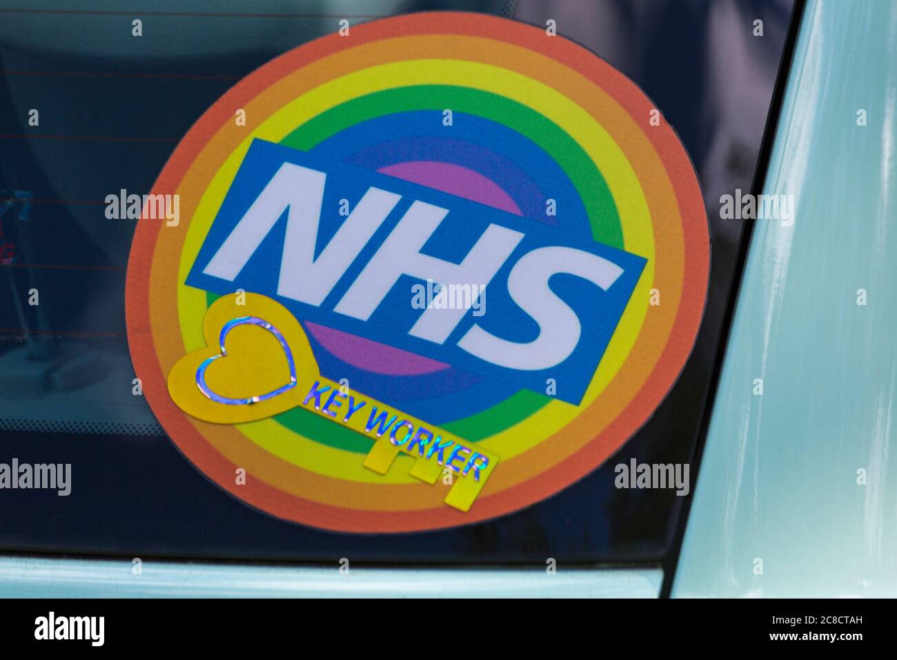 Nhs keyworker sticker hi res stock photography and images Alamy