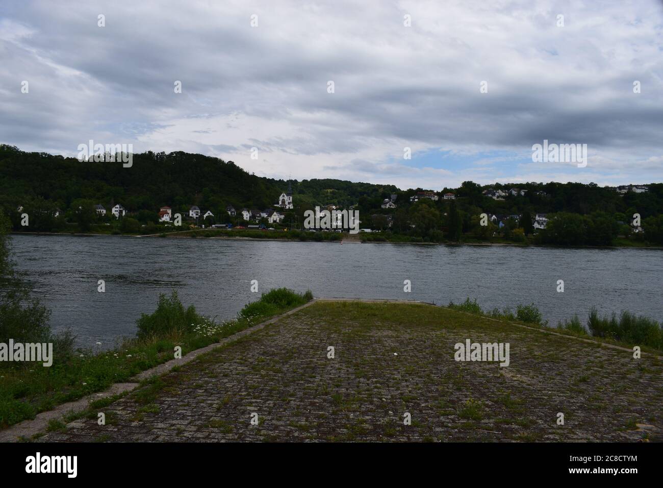 Rhine near Sinzig, between Koblenz and Bonn Stock Photo - Alamy