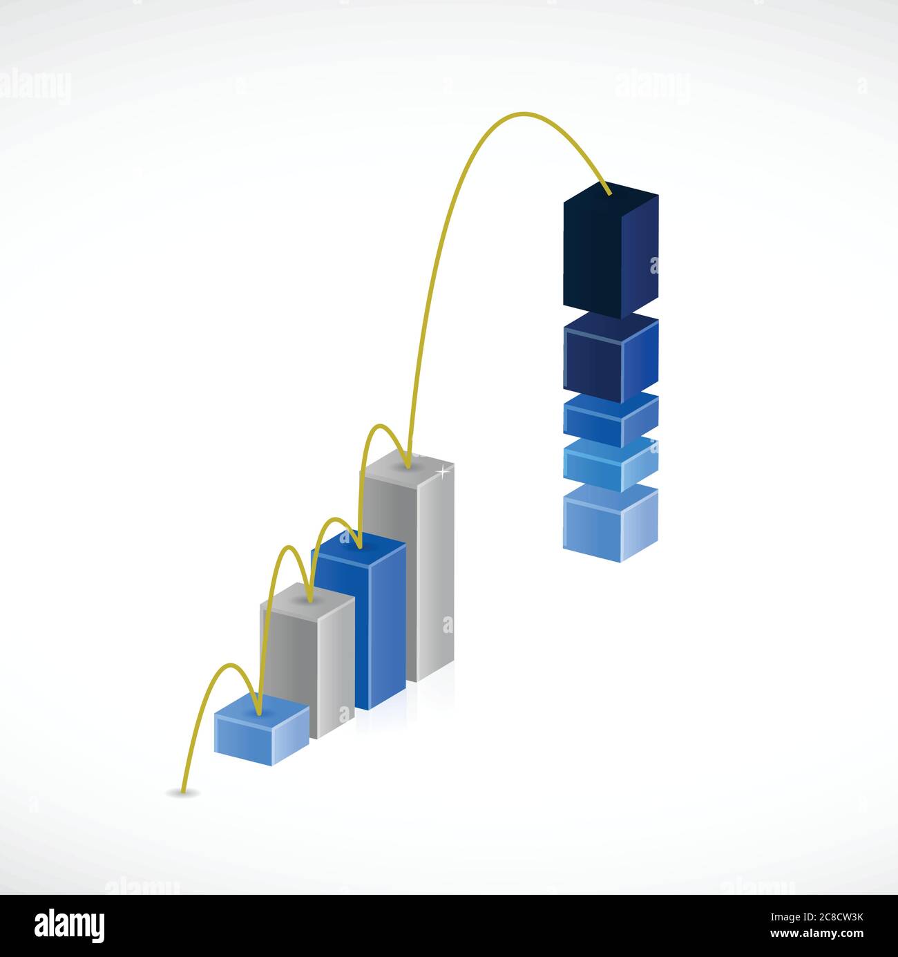 Bridging the gap illustration hi-res stock photography and images - Alamy