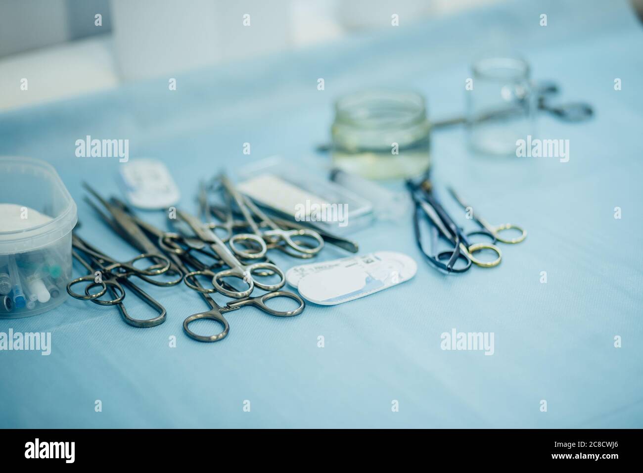 Instruments in the operating room Stock Photo - Alamy