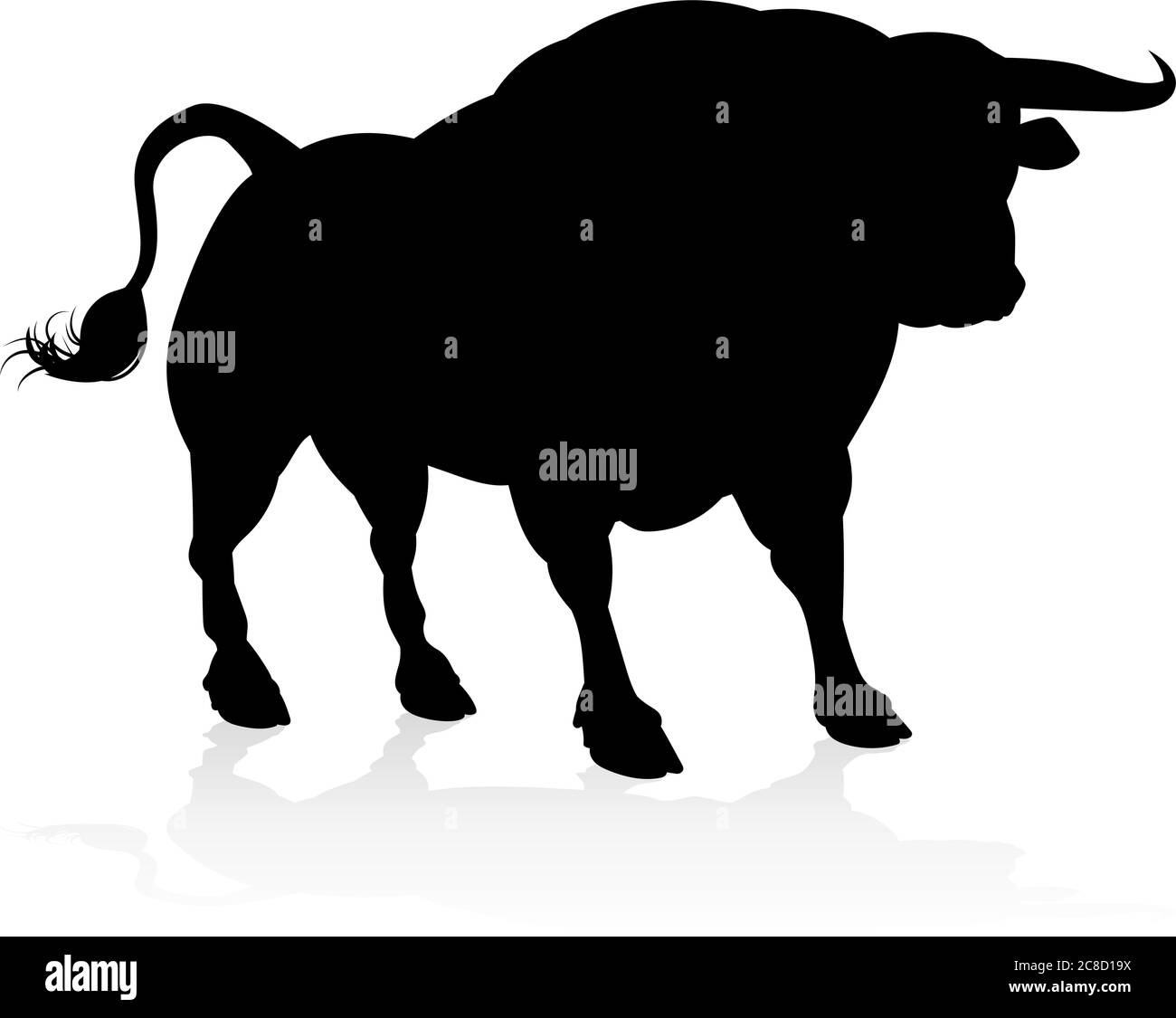 Cartoon ox bull Black and White Stock Photos & Images - Alamy