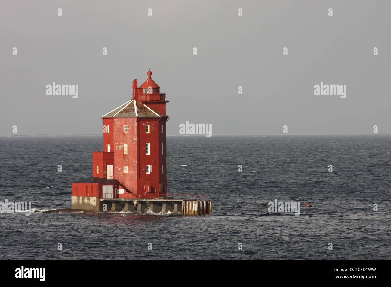 Kjeungskjær lighthouse, Norway Stock Photo